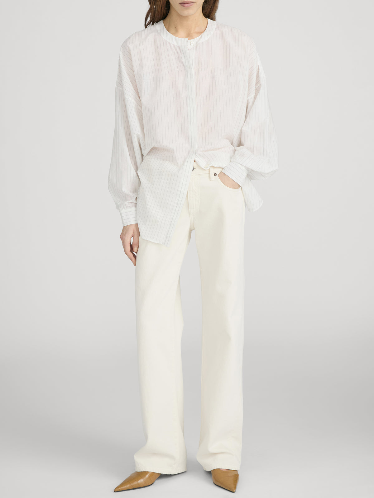 Shirt on model front