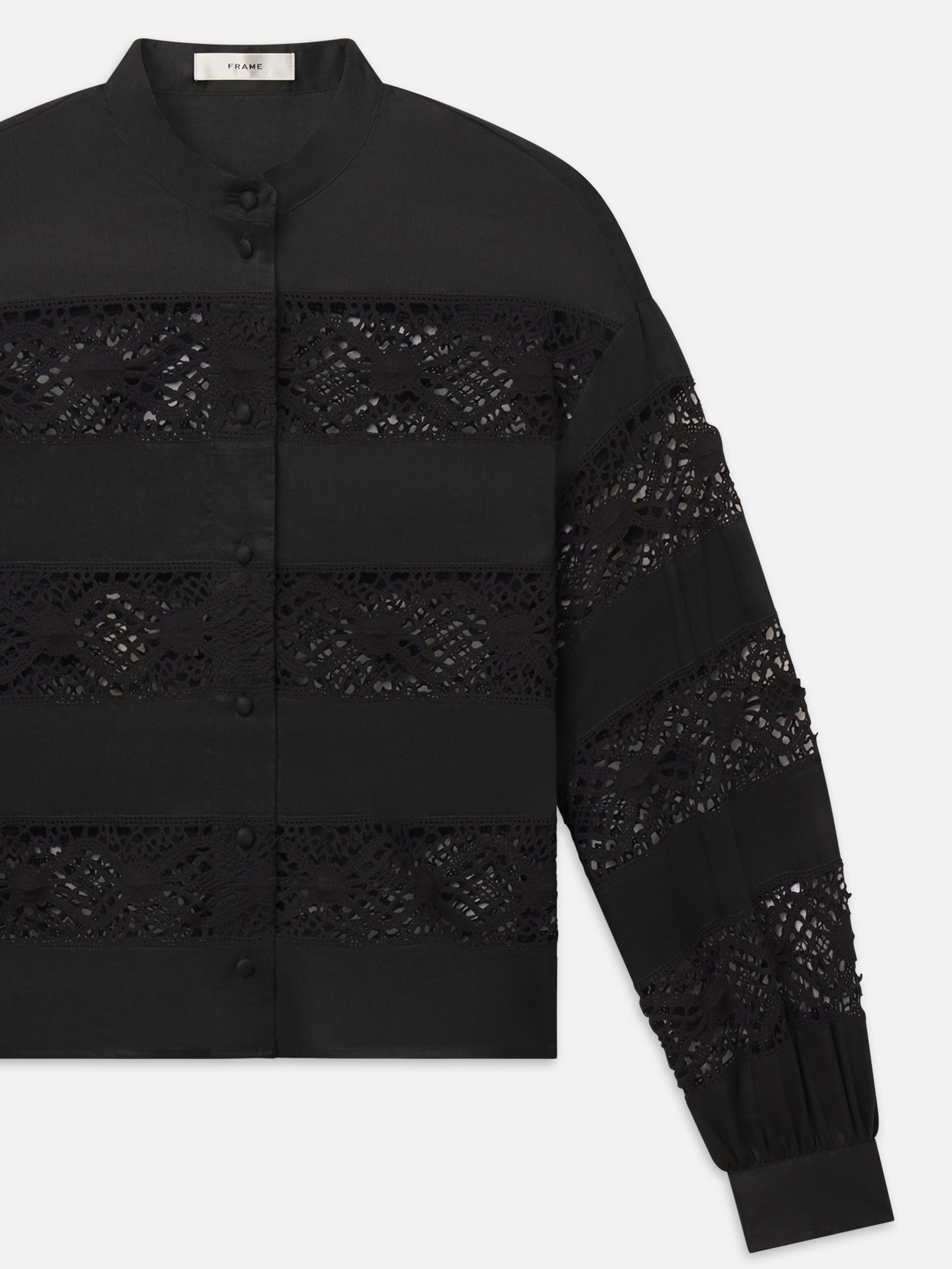 The Statement Heirloom Shirt -- Black