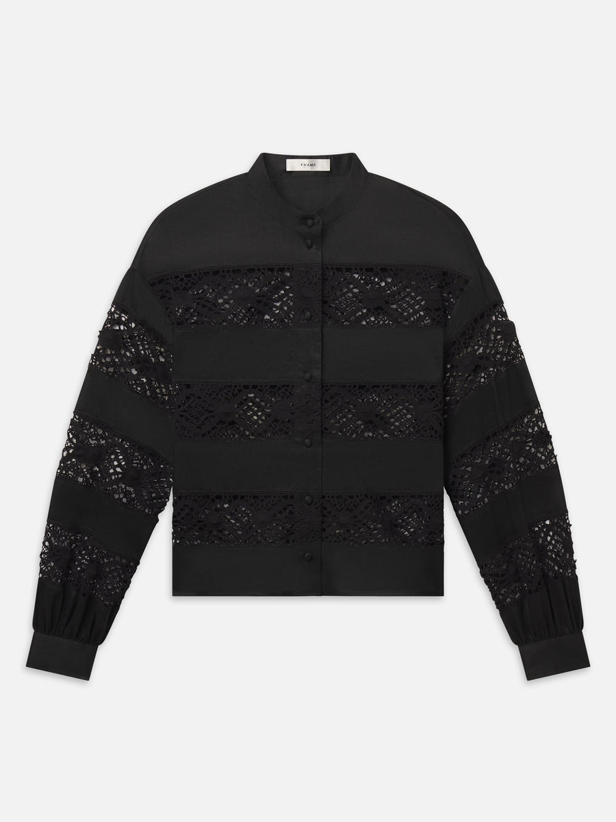 The Statement Heirloom Shirt -- Black