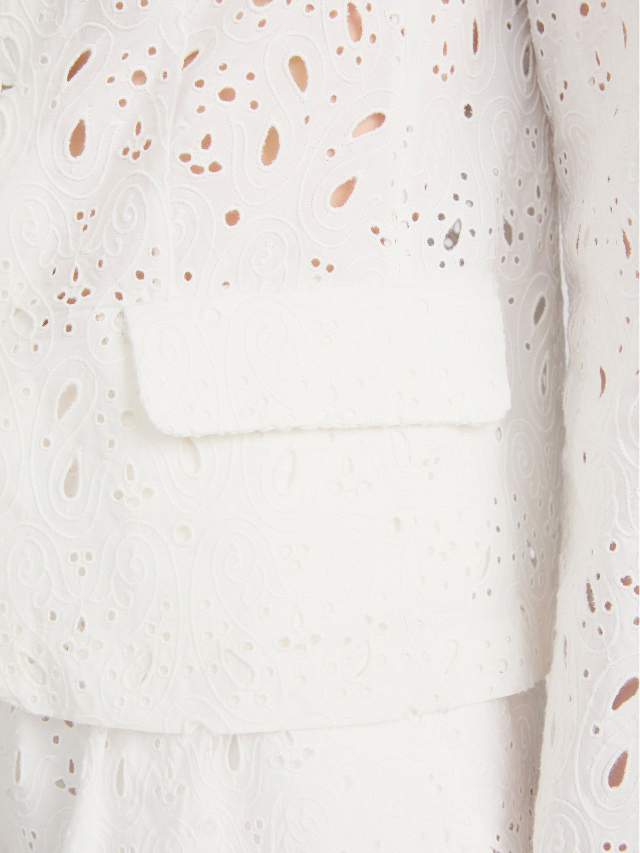 Blazer on model detail
