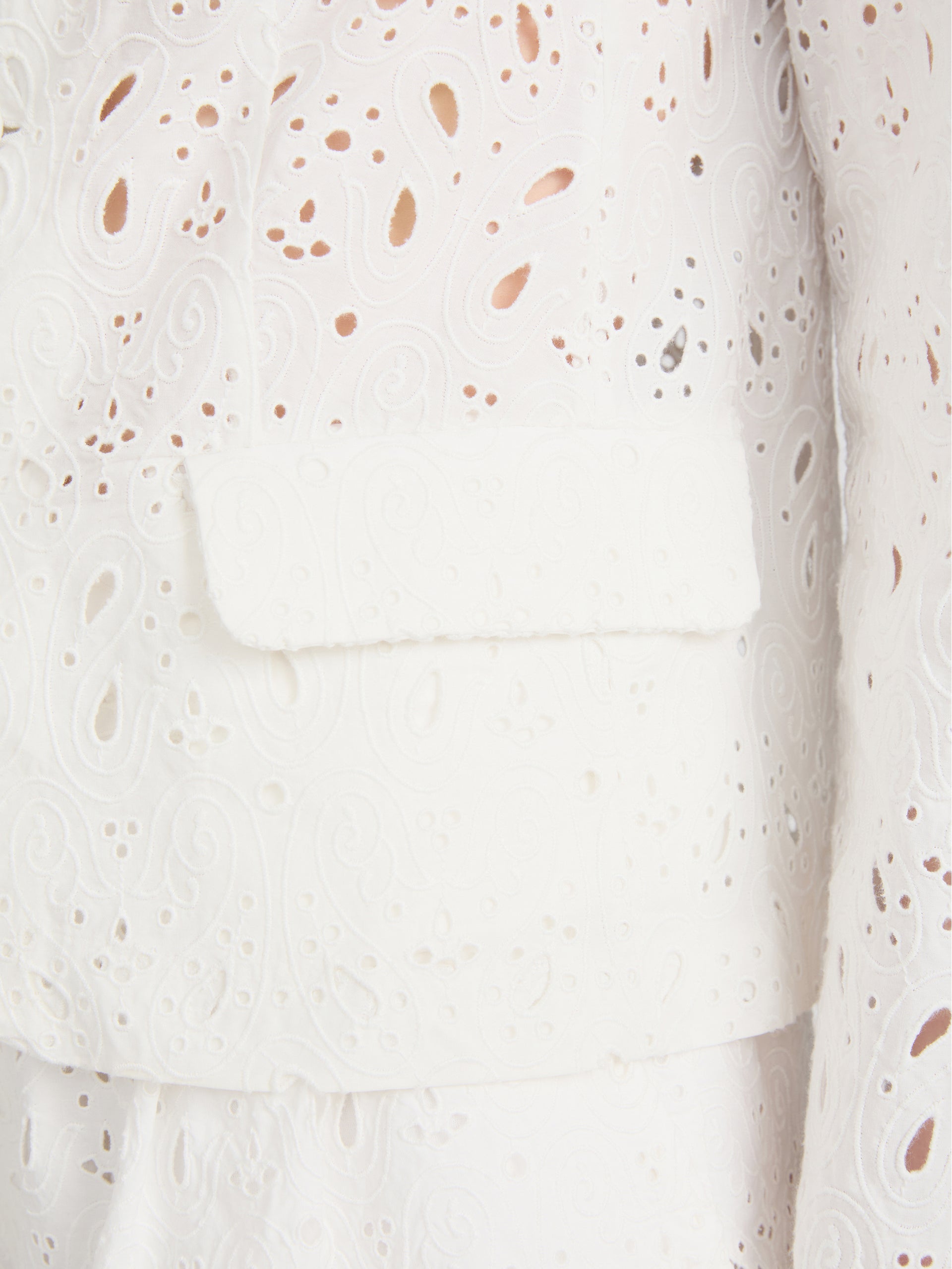 Blazer on model detail
