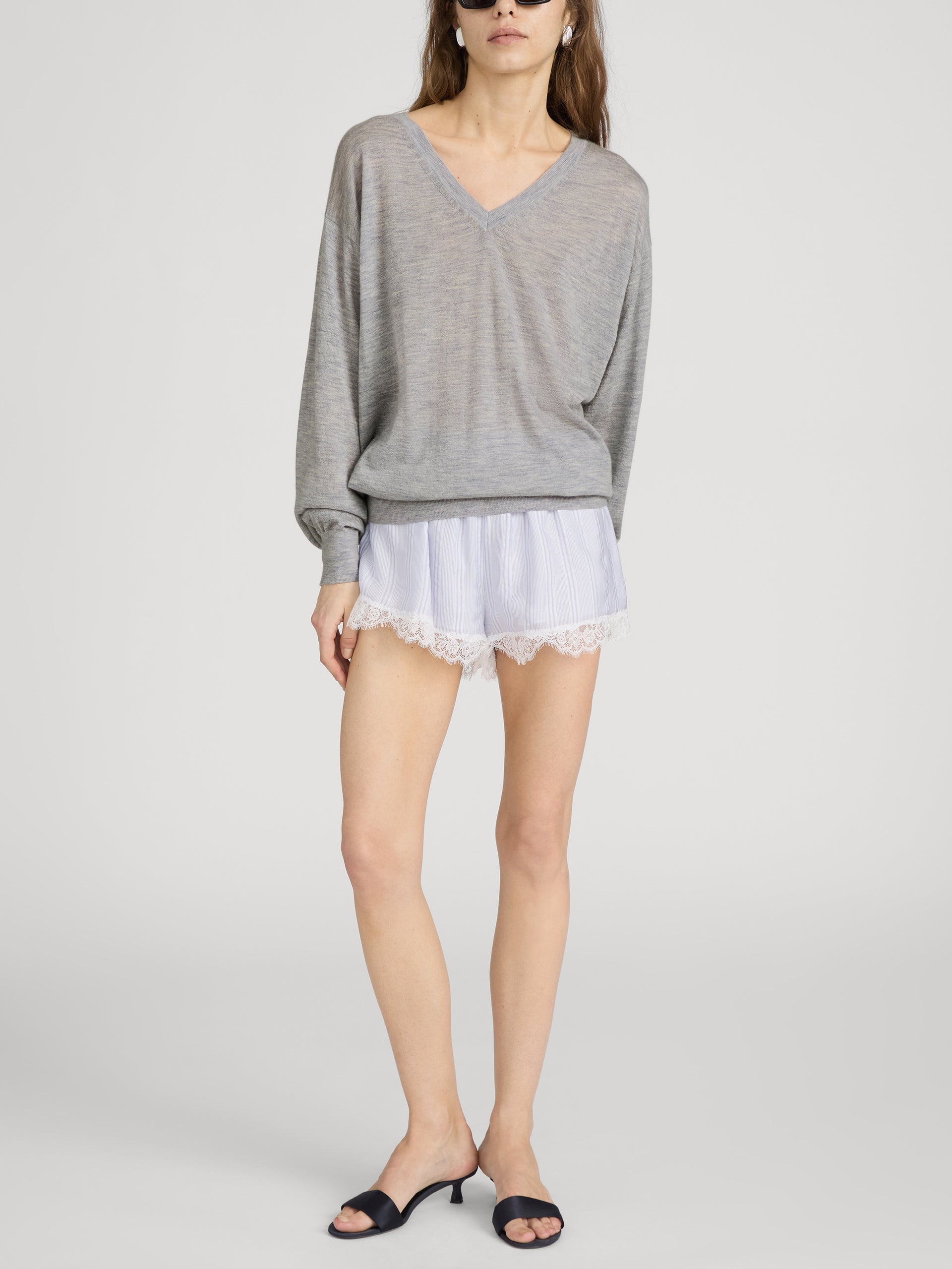 Short on model Front