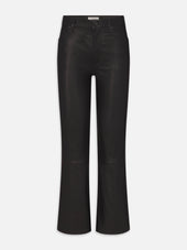 The Leather Reboot Crop -- Black