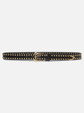 The Studded Western Belt -- Black
