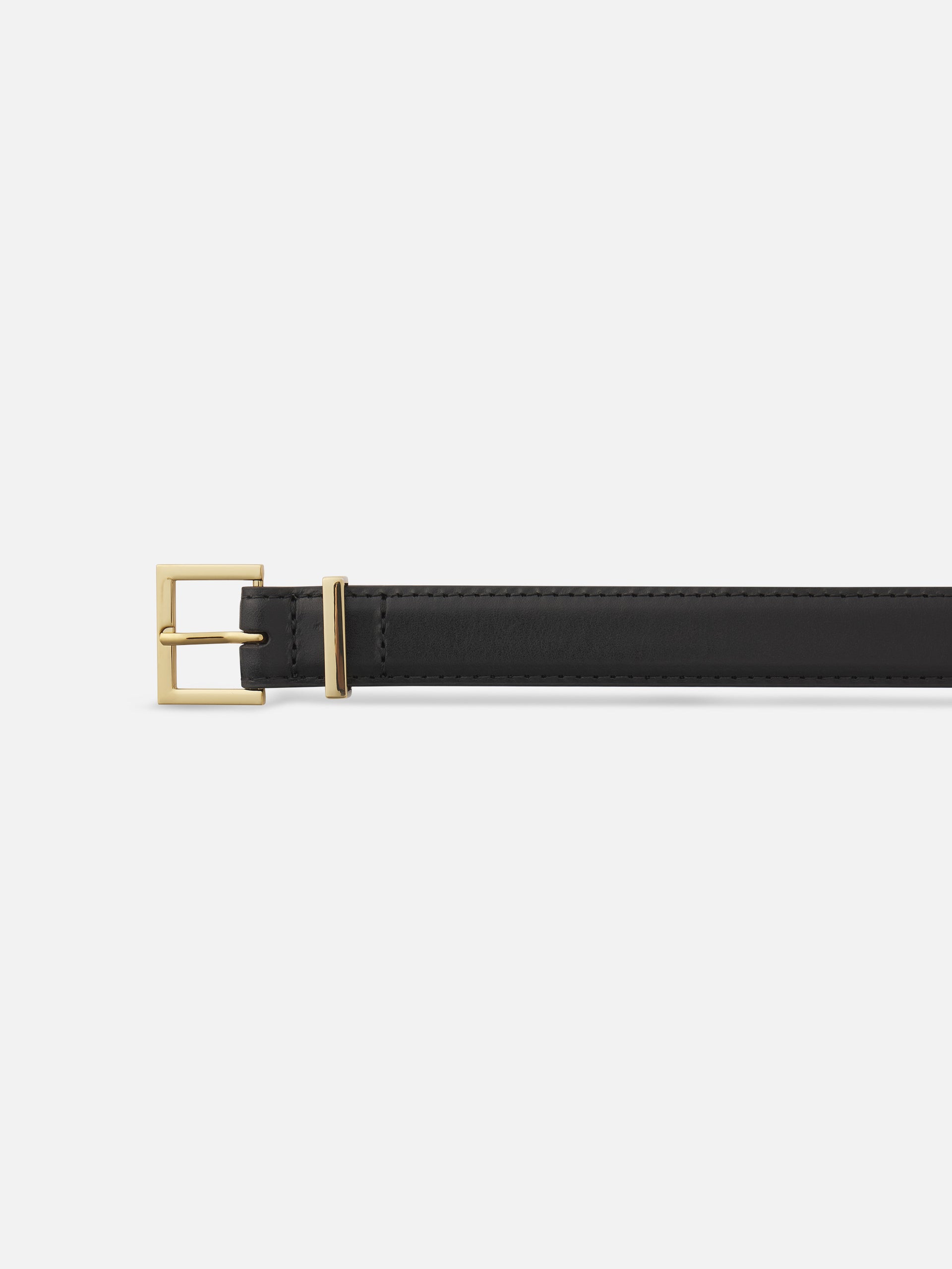 The Square Buckle Belt -- Black