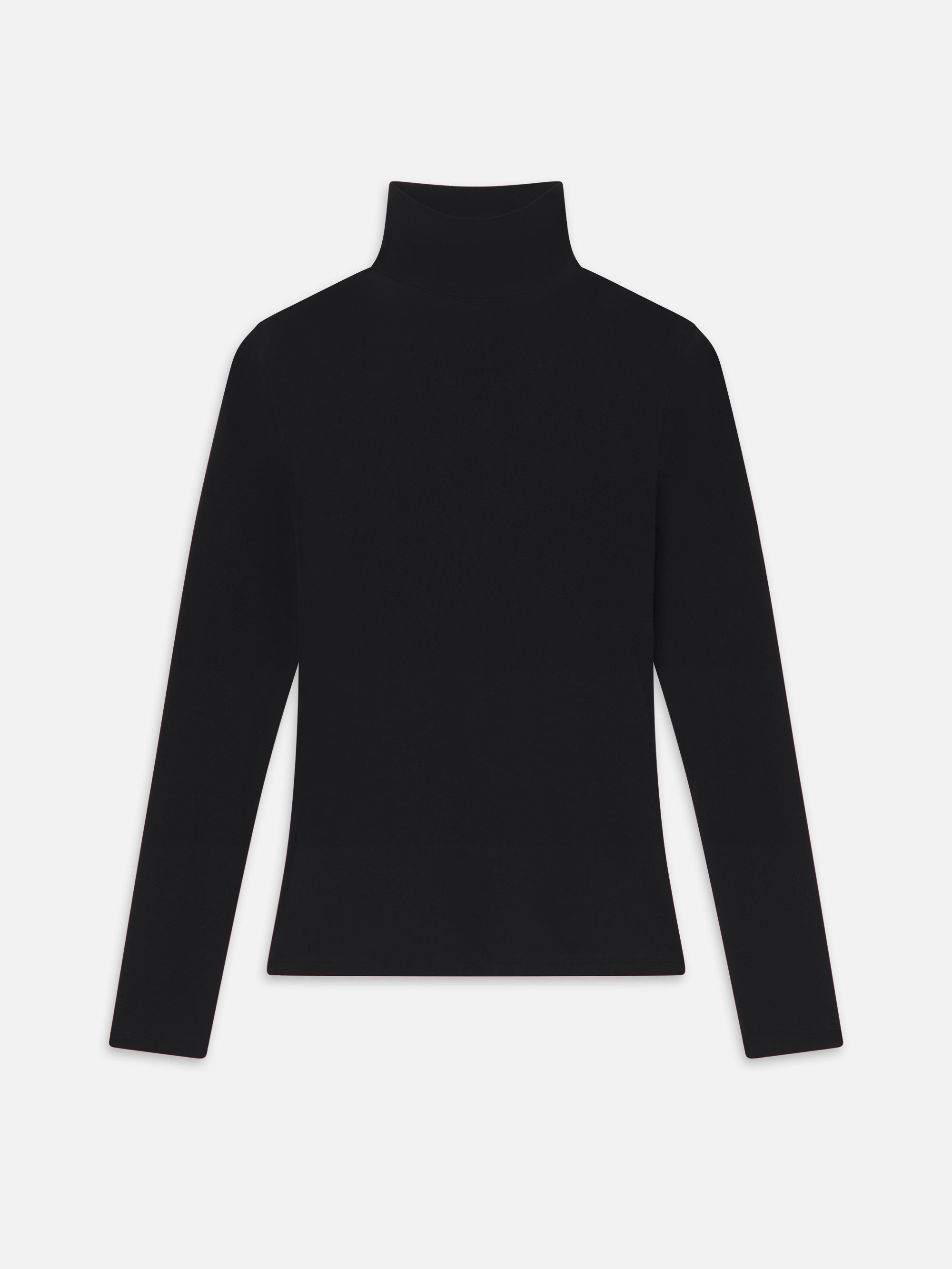 Frame Denim The Shadow Turtleneck -- Black