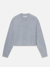 The Lightweight Fleck Cardi -- Light Blue
