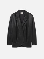 The Leather Runway Jacket -- Black