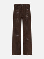 The Suede Gray -- Glossy Leopard