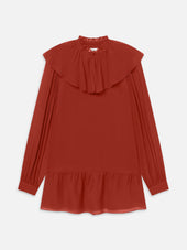 The Silk Soirée Dress -- Paprika