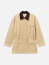 The Twill Safari Jacket -- Khaki