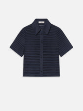 The Denim Lattice Shirt -- Skylight