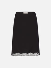 The Chandelier Midi Skirt -- Black