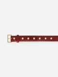The Eyelet Belt -- Cabernet