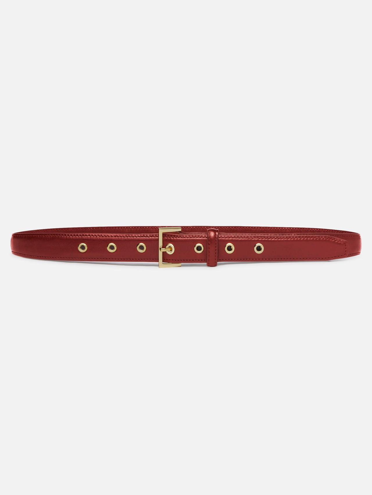 The Eyelet Belt -- Cabernet