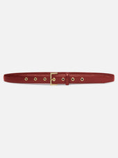The Eyelet Belt -- Cabernet