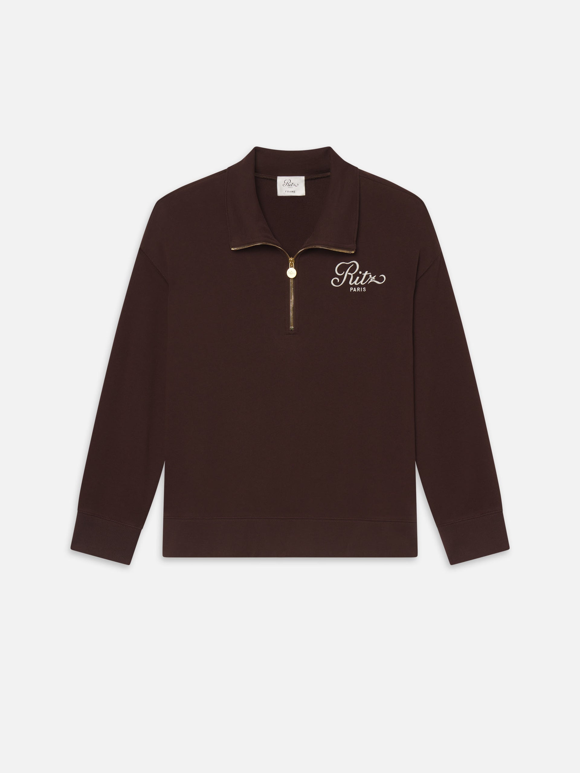 Ritz Half Zip Polo Front Pack Shot