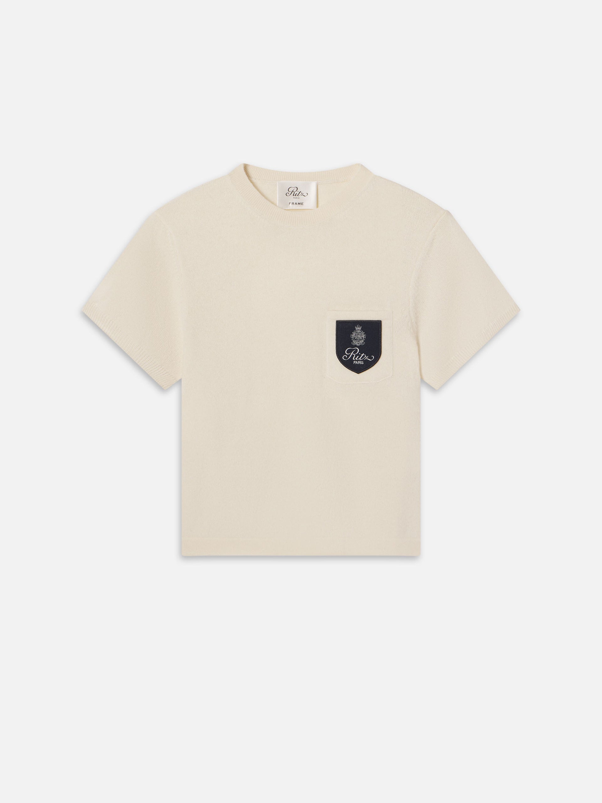 Ritz Cashmere Tee Front Pack Shot