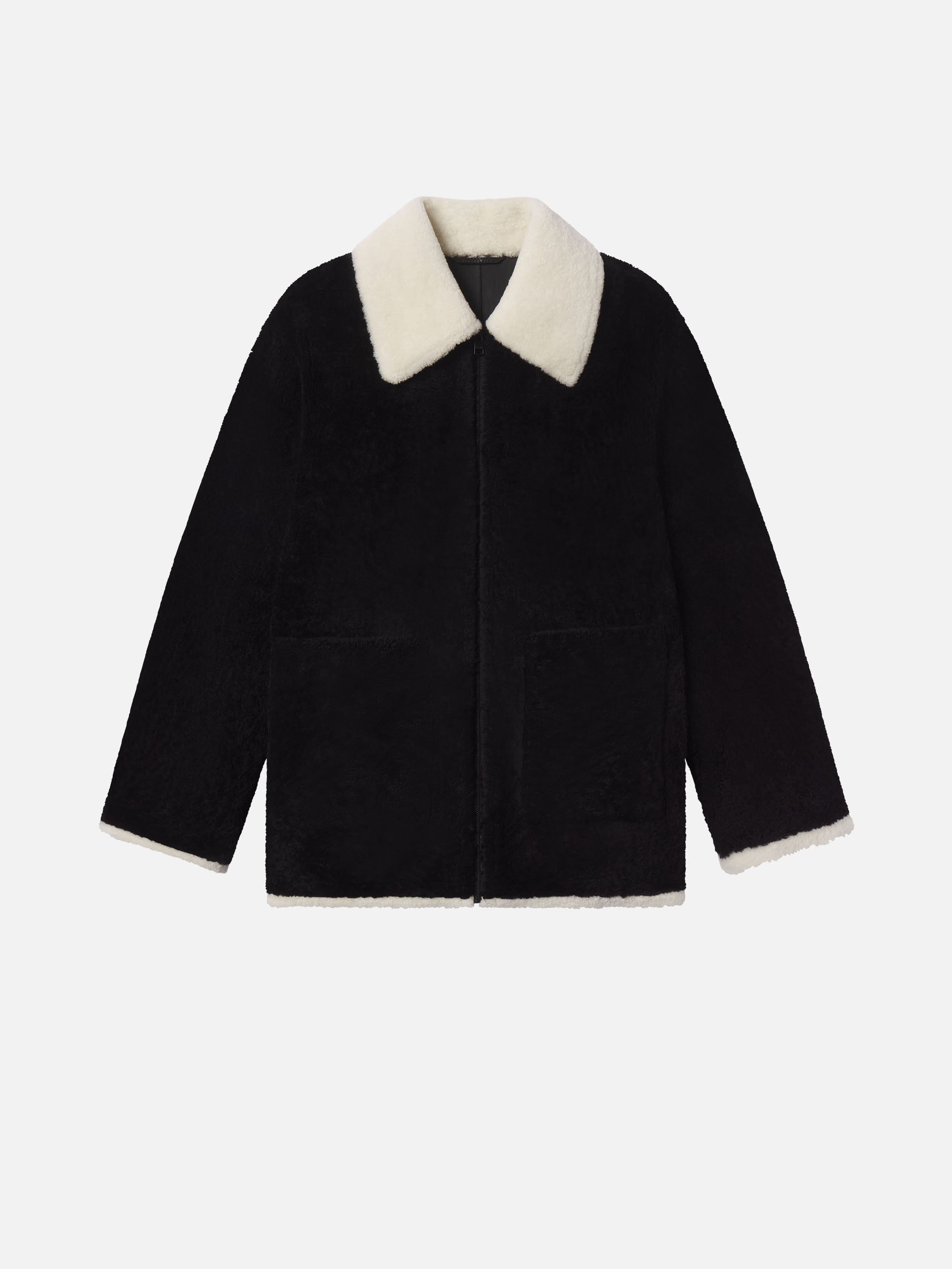 THE SHEARLING JACKET BLACK