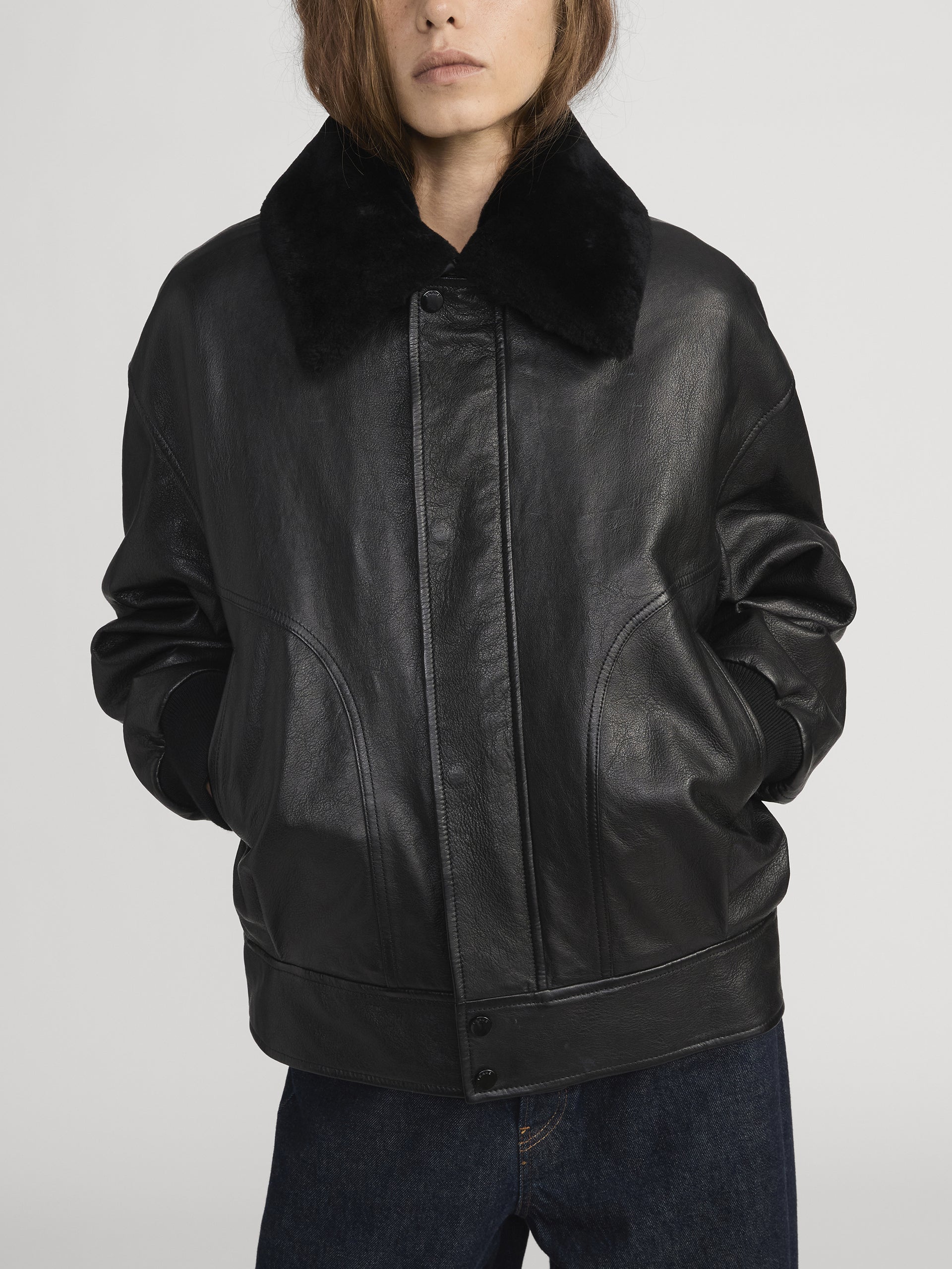 jacket front image with collar