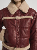 The Shearling Bomber -- Pinot