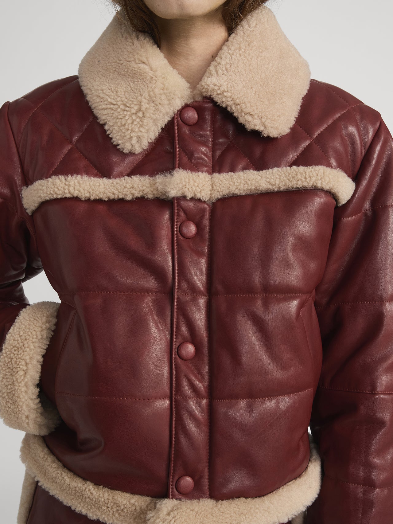 The Shearling Bomber -- Pinot