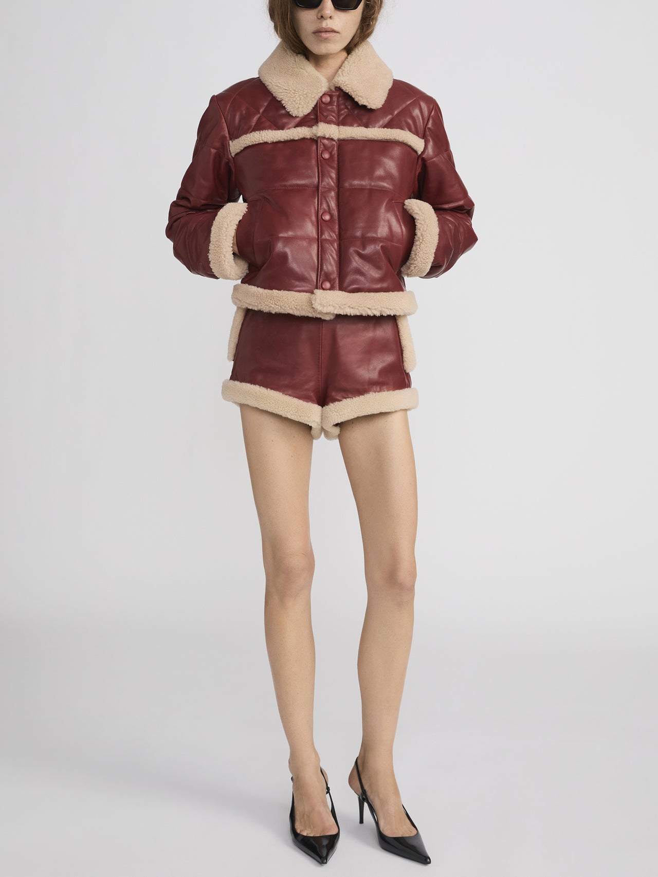 The Shearling Bomber -- Pinot