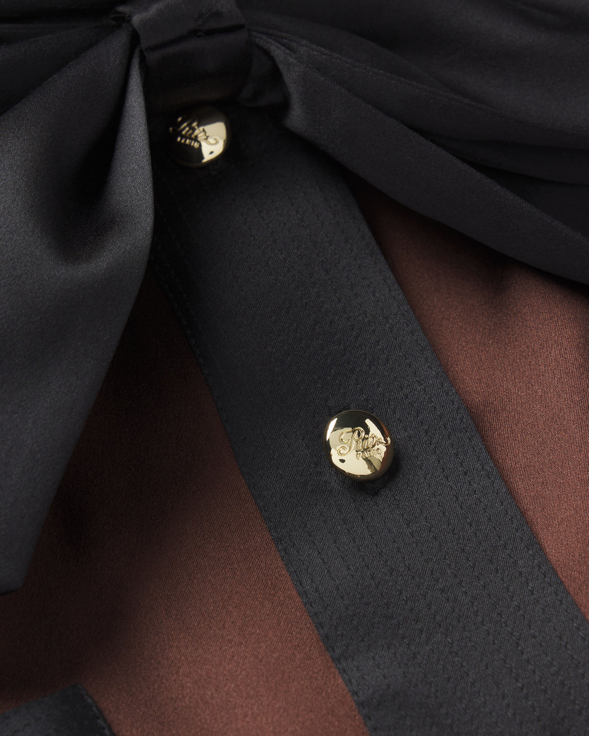 Ritz Silk Blouse Detail Shot