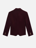 The Velvet Smart Blazer -- Cabernet