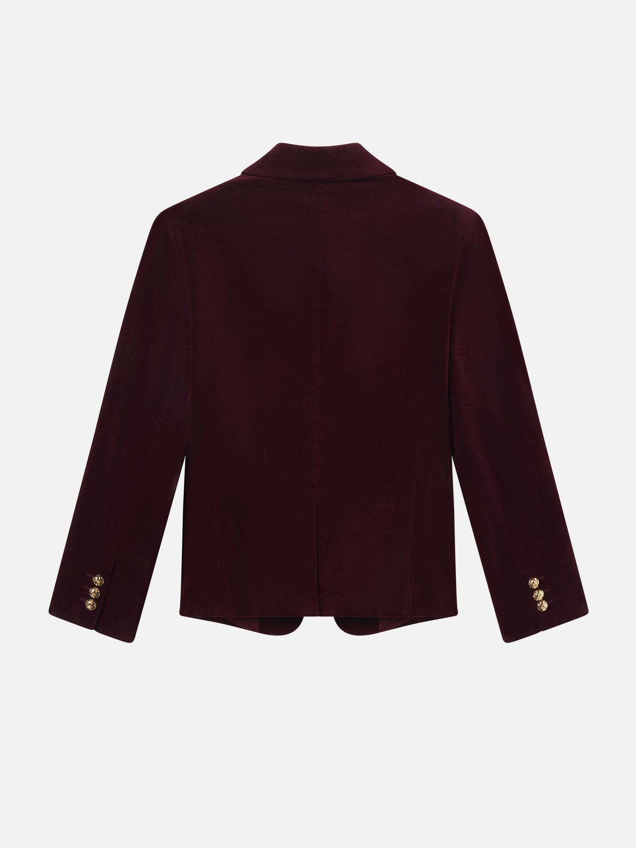 The Velvet Smart Blazer -- Cabernet