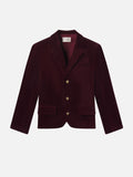 The Velvet Smart Blazer -- Cabernet