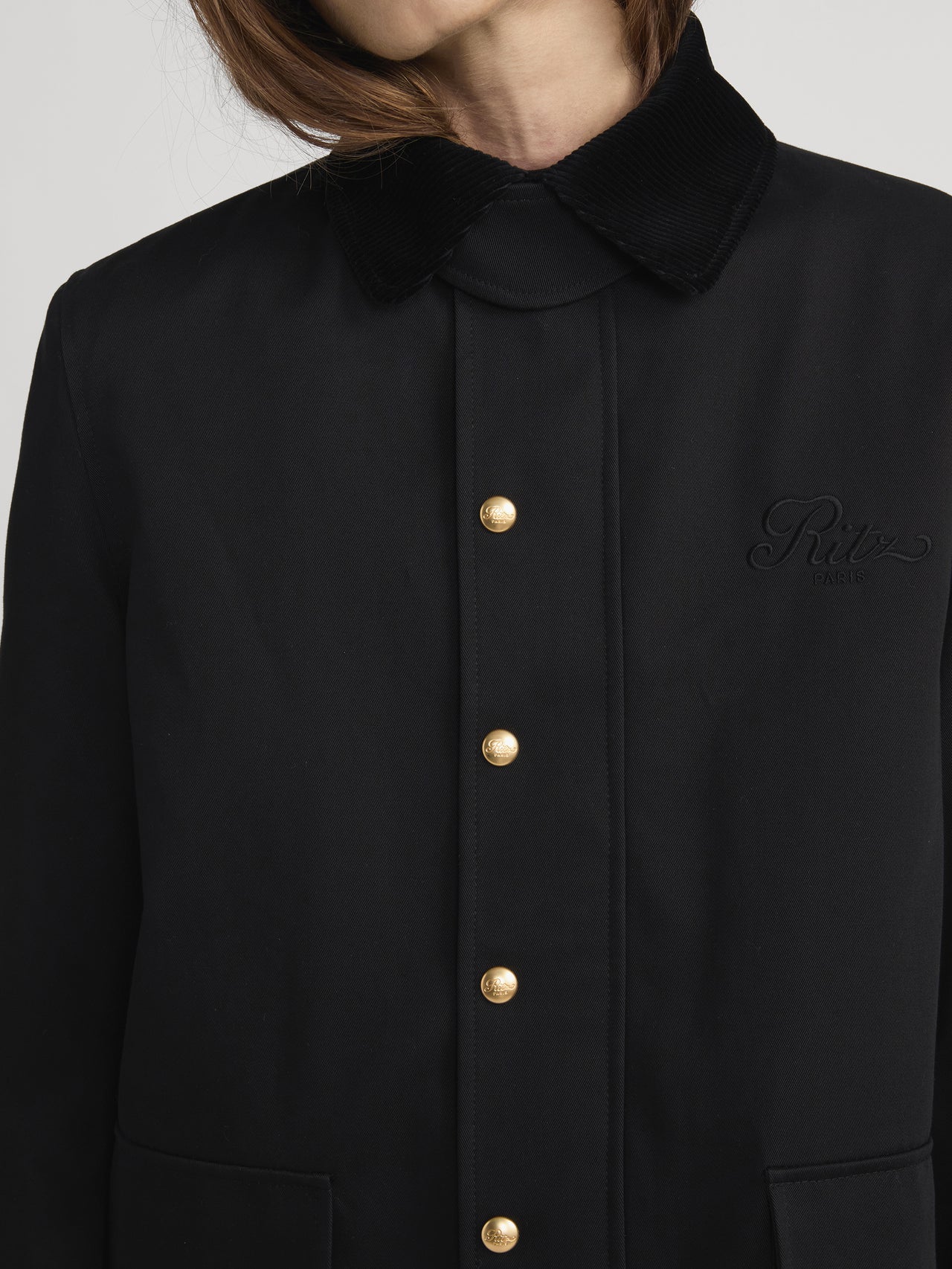 Ritz Jacket Detail On Model