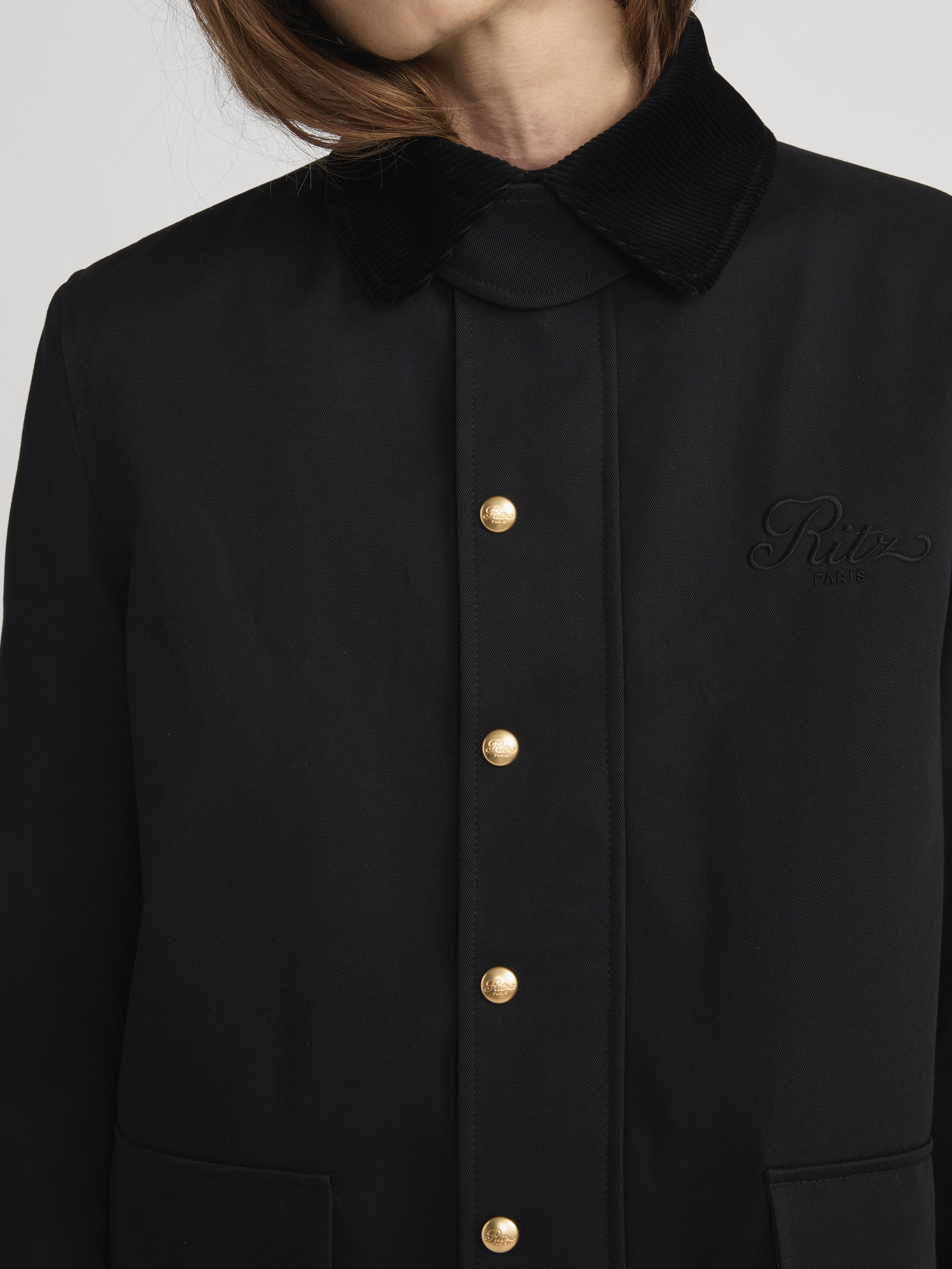 Ritz Jacket Detail On Model