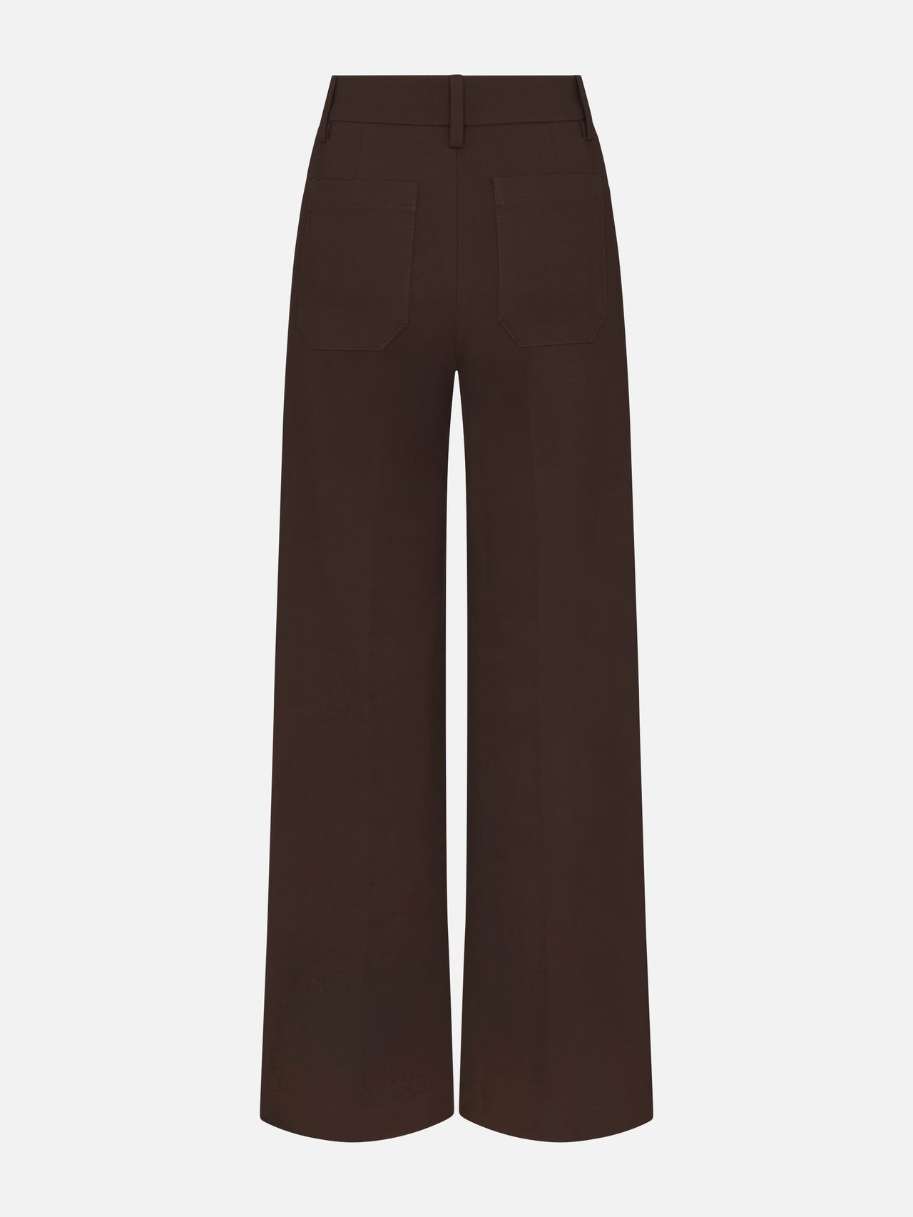 The Pixie Slim Palazzo Trouser Modernist Pocket -- Americano