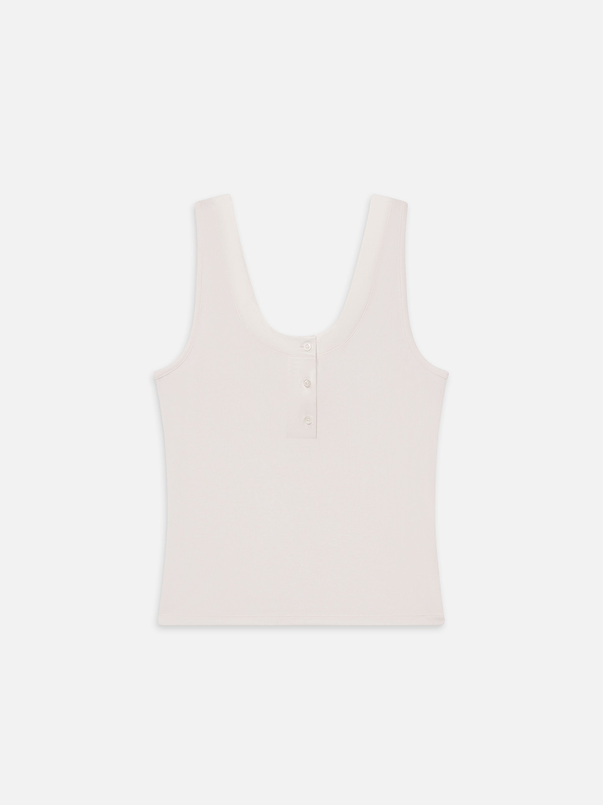 andmary Cotton ribbon tank アイボリー Cotton ribbon tank