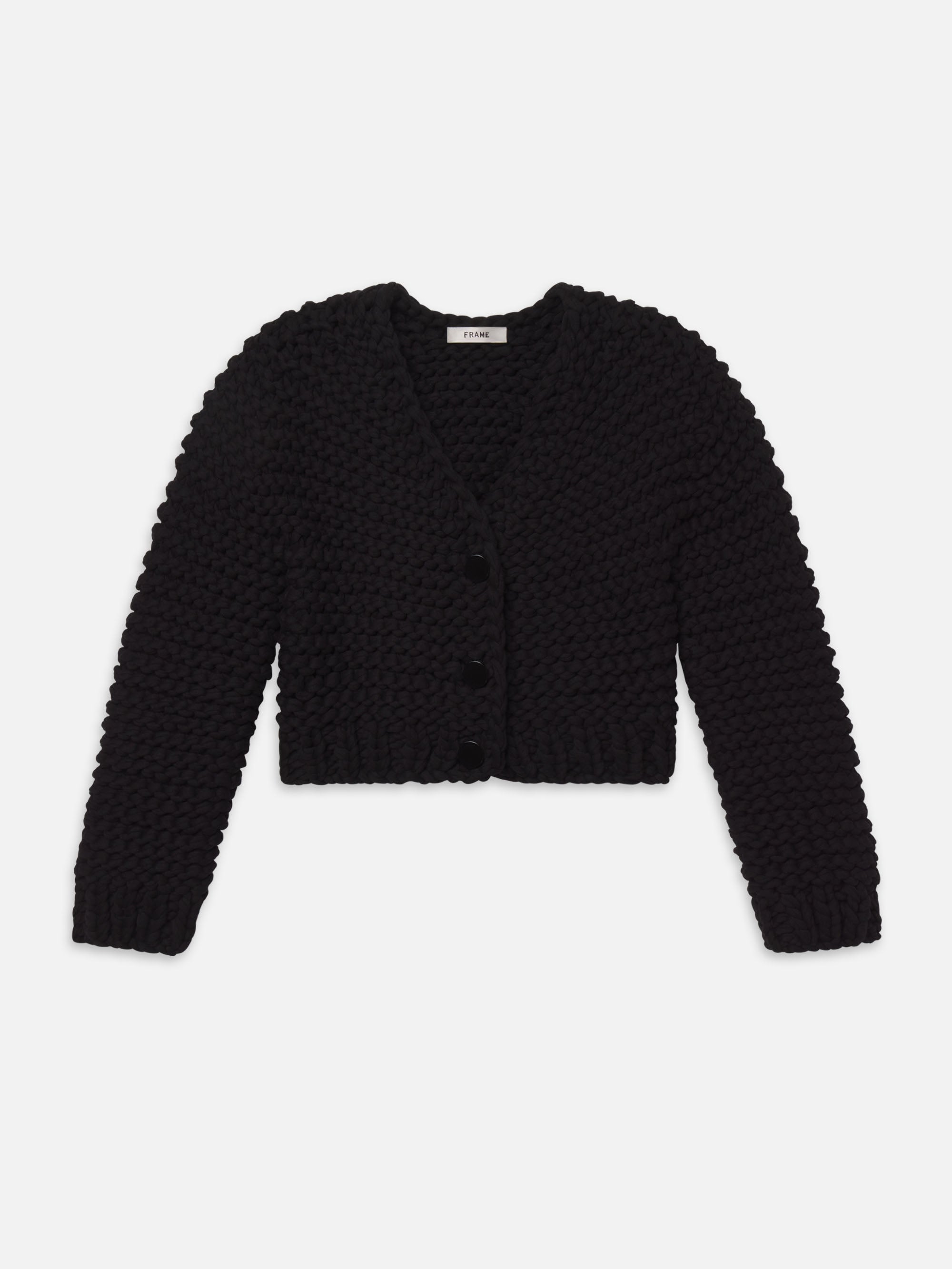 THE BUBBLE CARDI BLACK