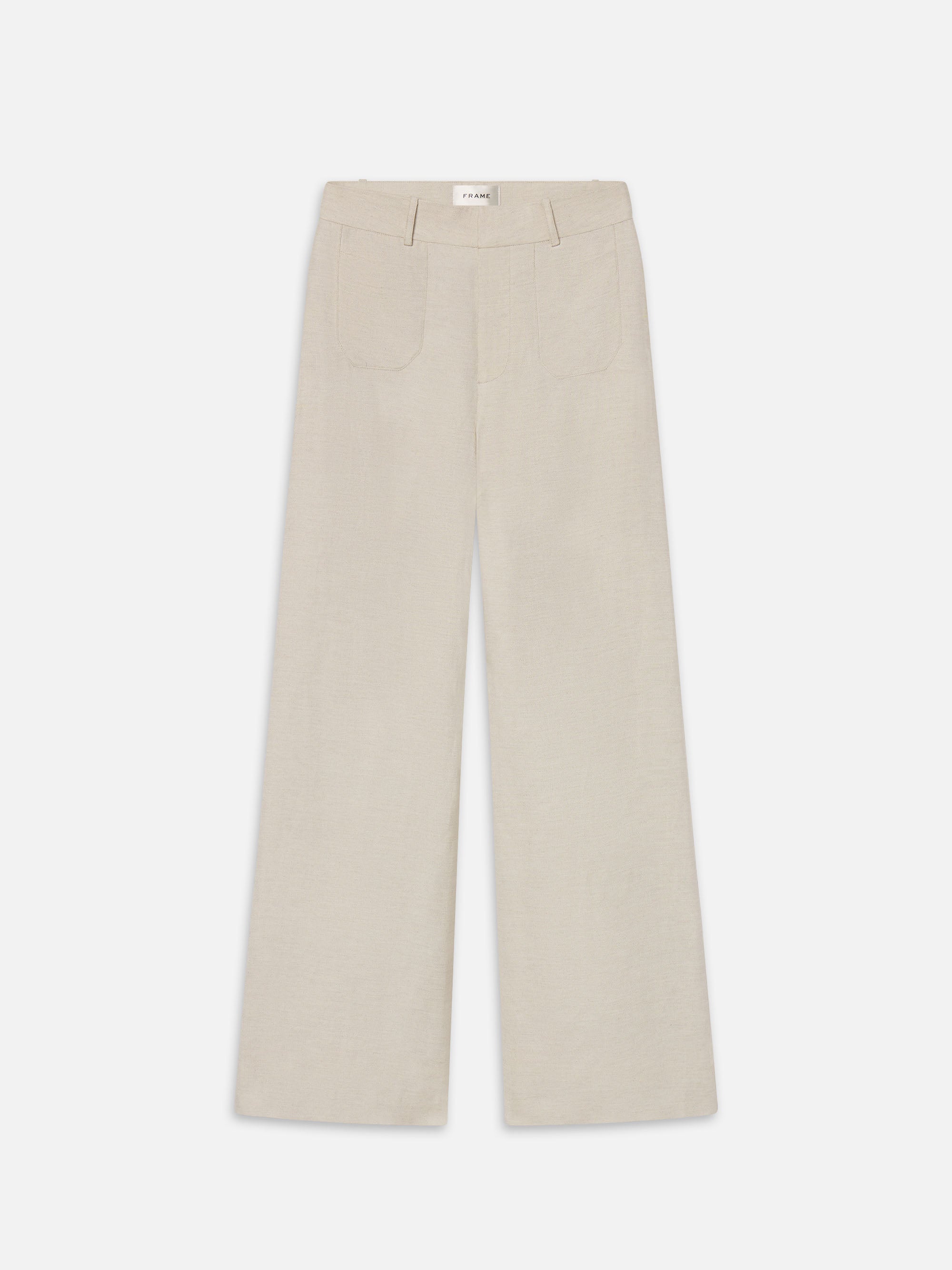 LE SLIM PALAZZO MODERNIST PKT FLAX