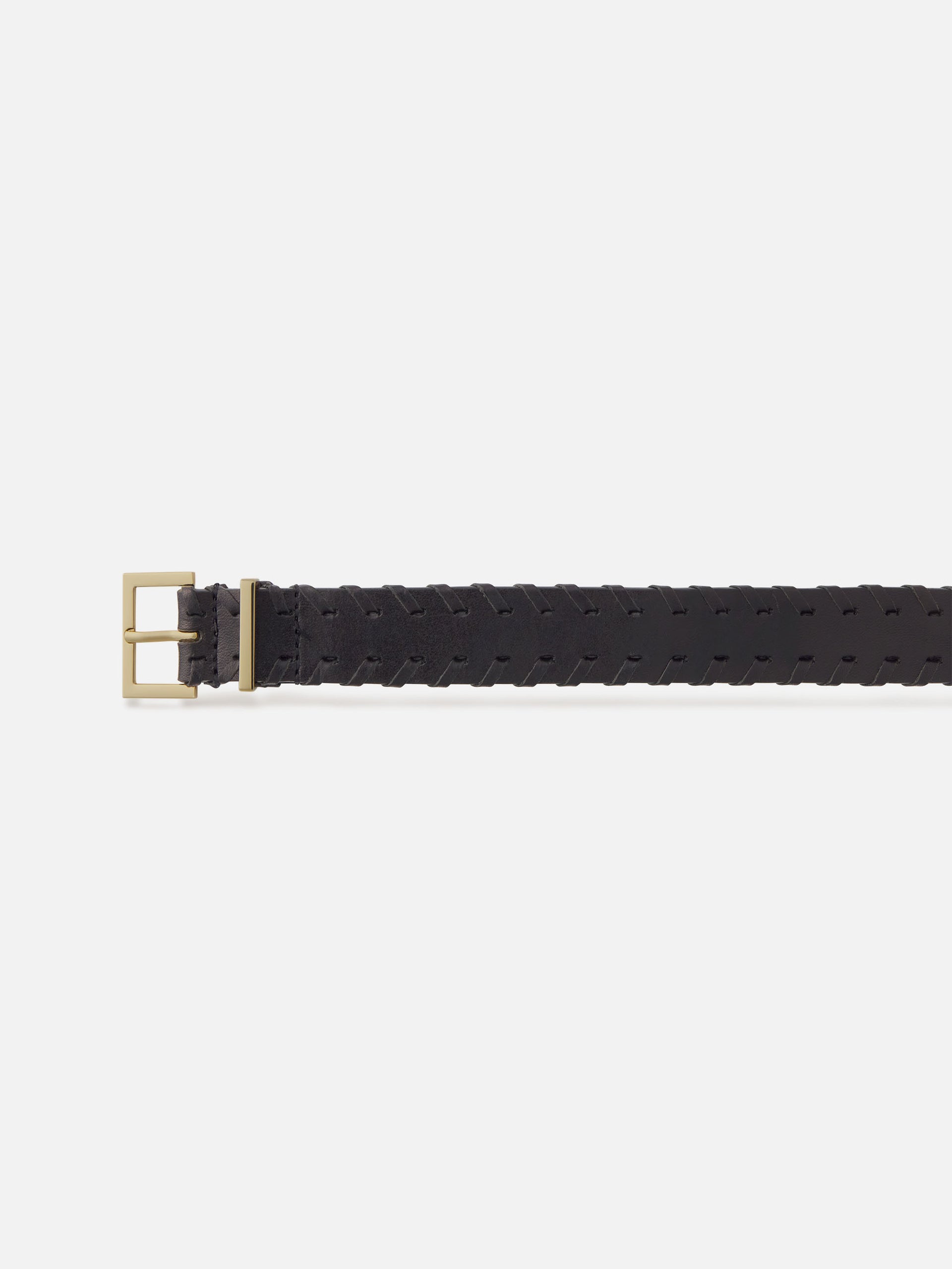 The Whipstitch Belt -- Black