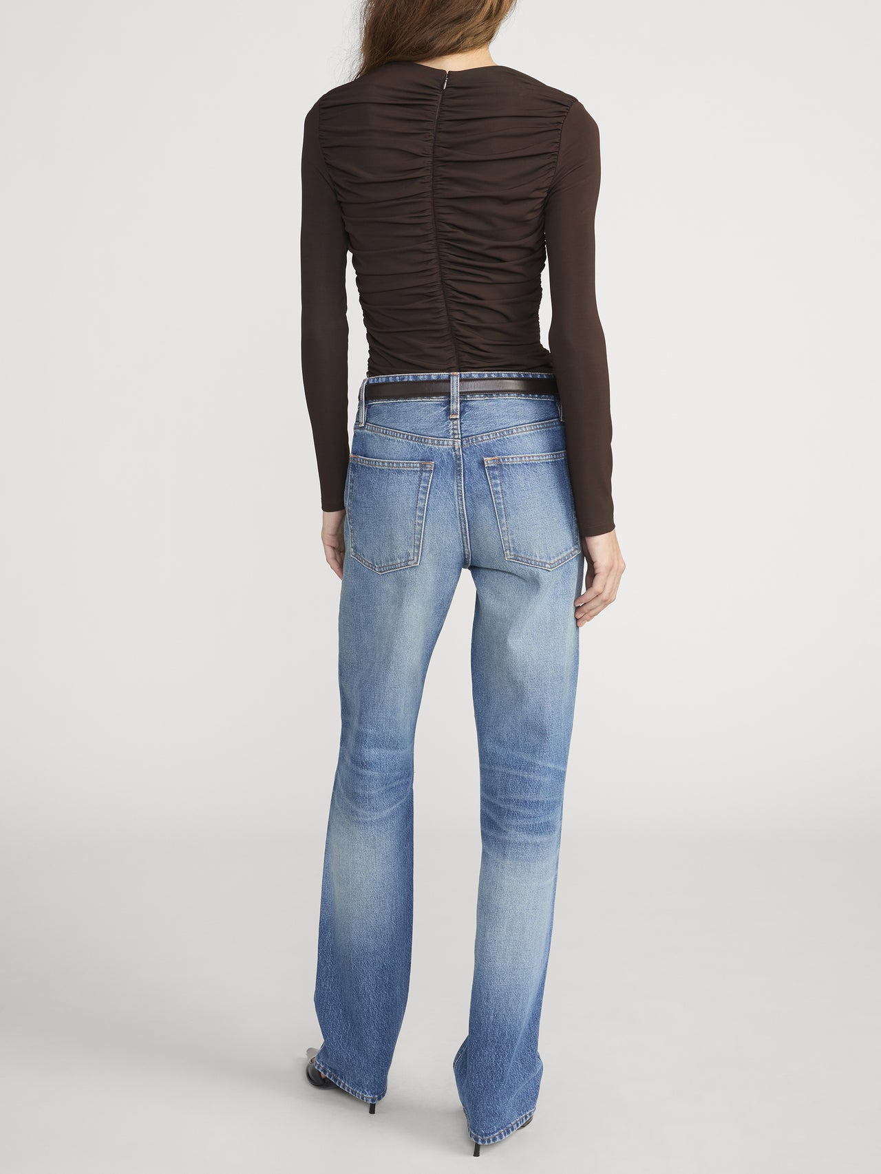 The Ruched Top -- Mocha