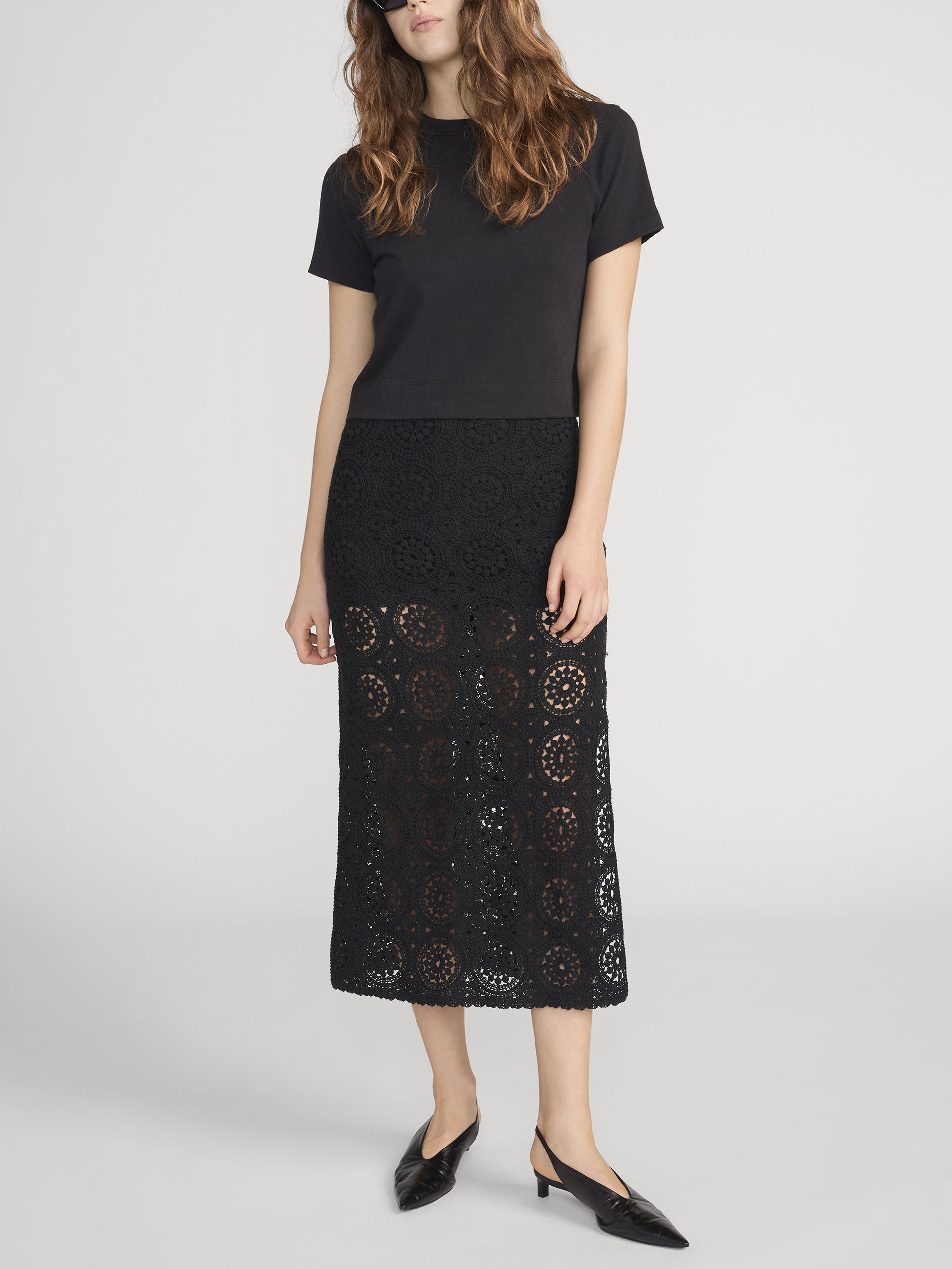 Skirt On Model Front
