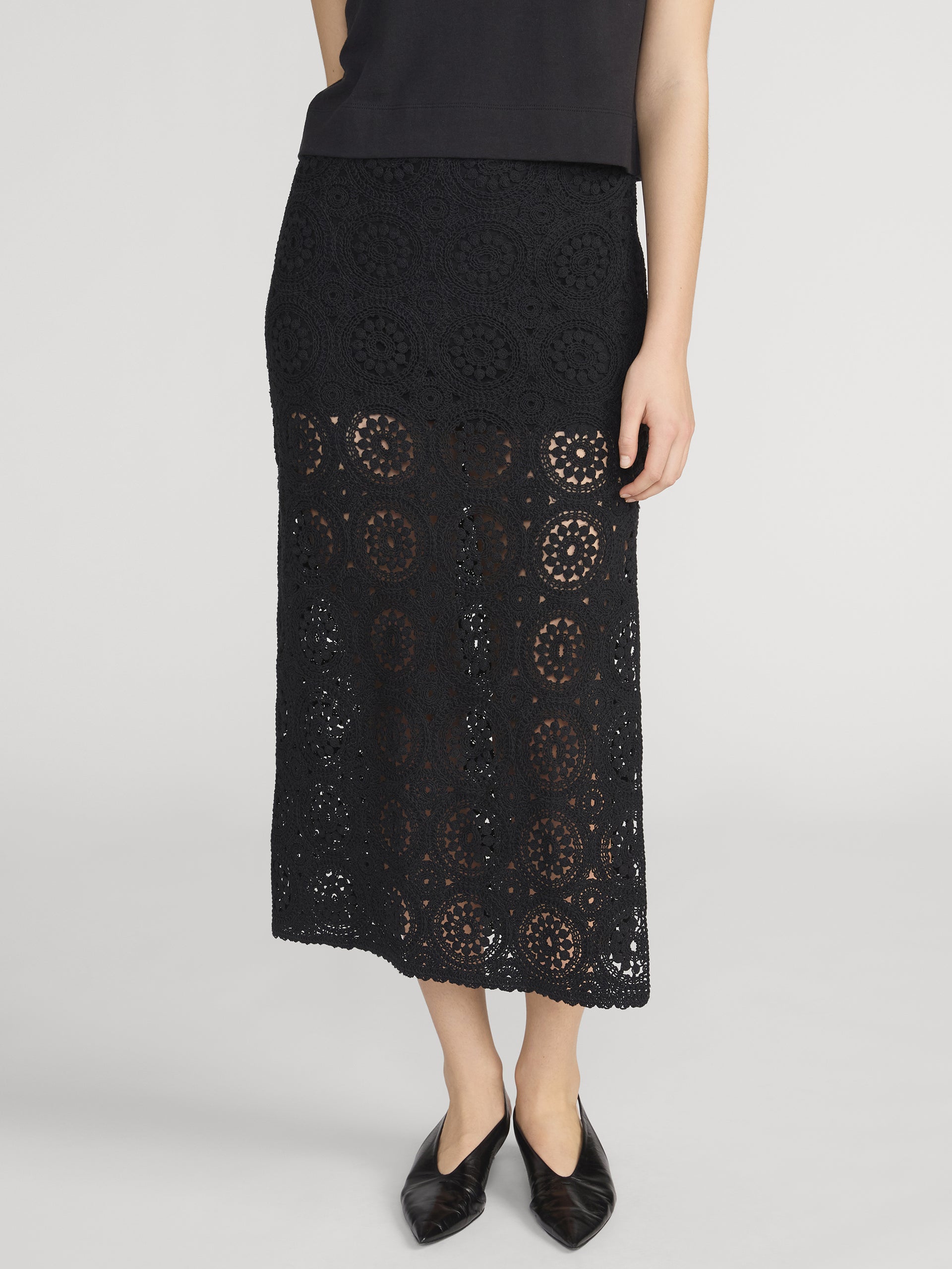 Skirt On Model Front Crop