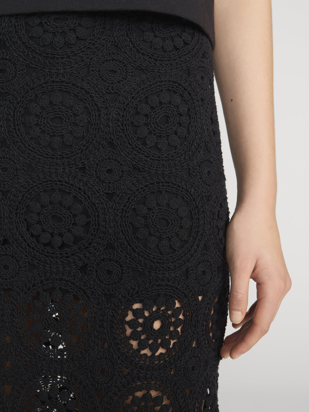 Skirt On Model Detail