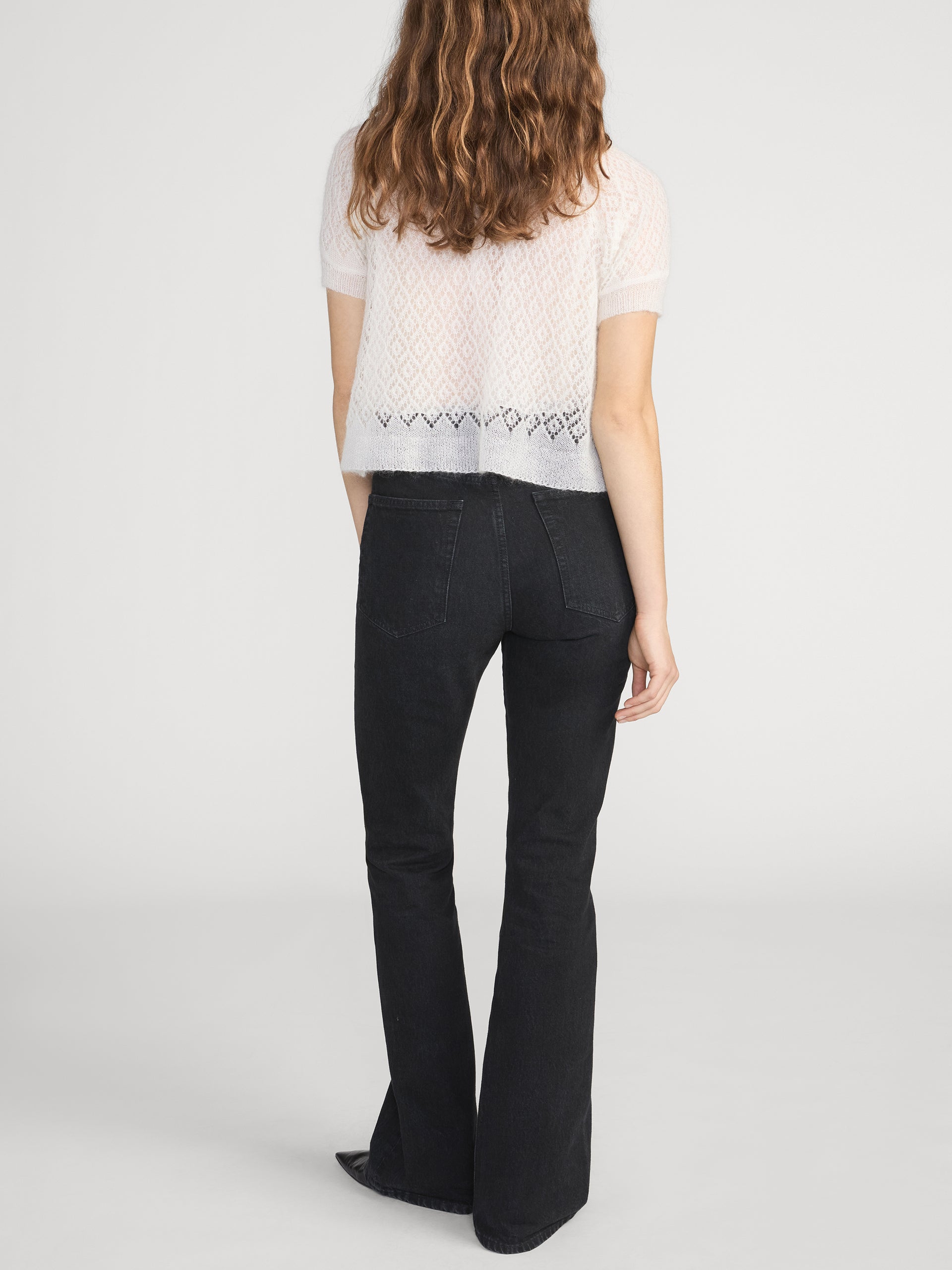 Sweater On Model Back
