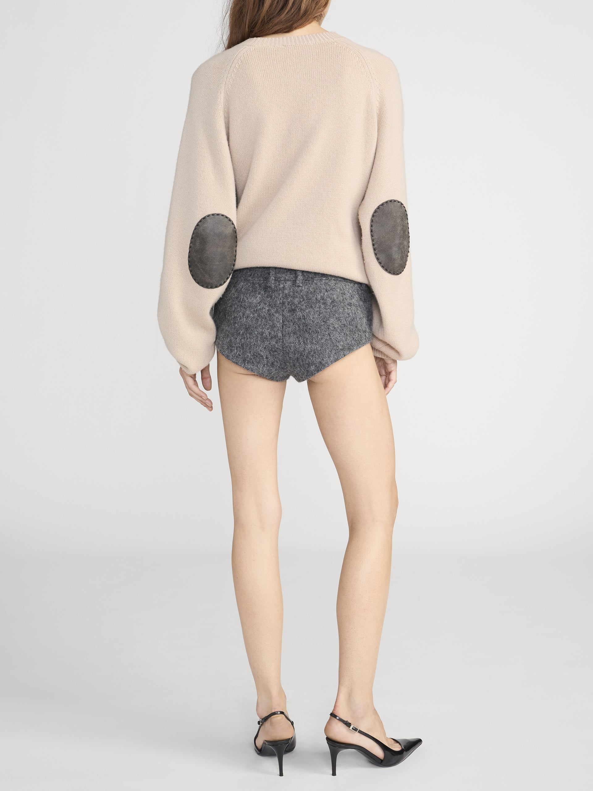 Sweater On Model Back