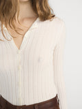 The Silk Cashmere Cardi -- Cream