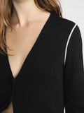The Long Sleek Cardi -- Black