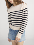 The Mariner Sweater -- Cream Multi