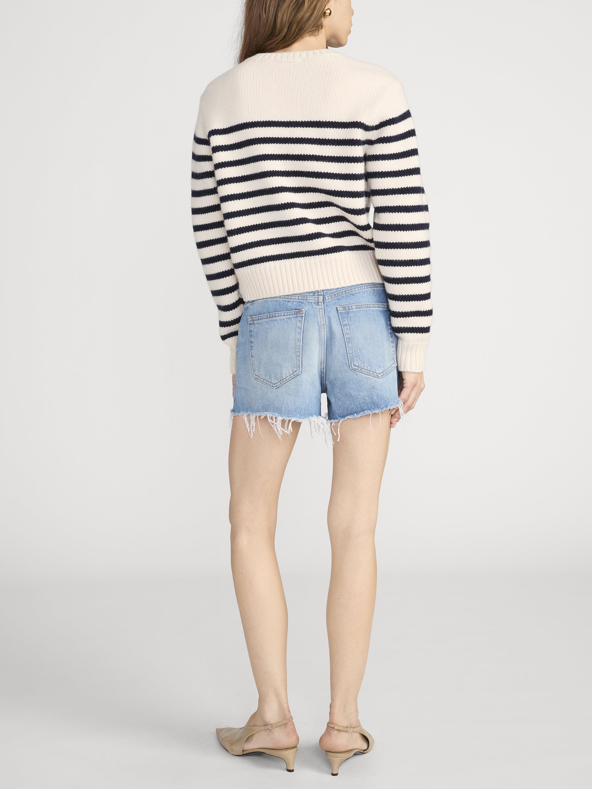 Sweater On Model Back