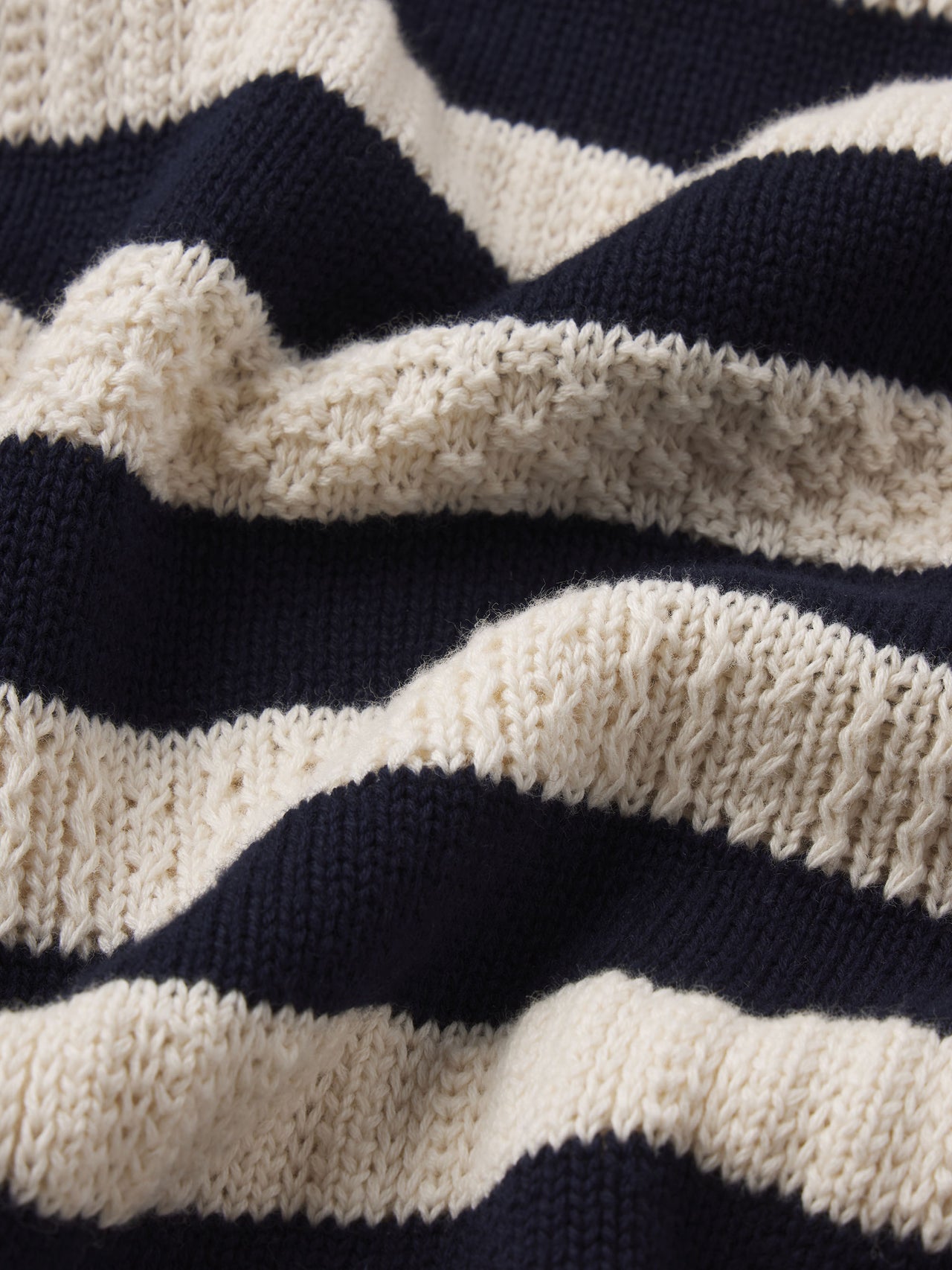 The Variation Stripe Crew -- Navy Multi