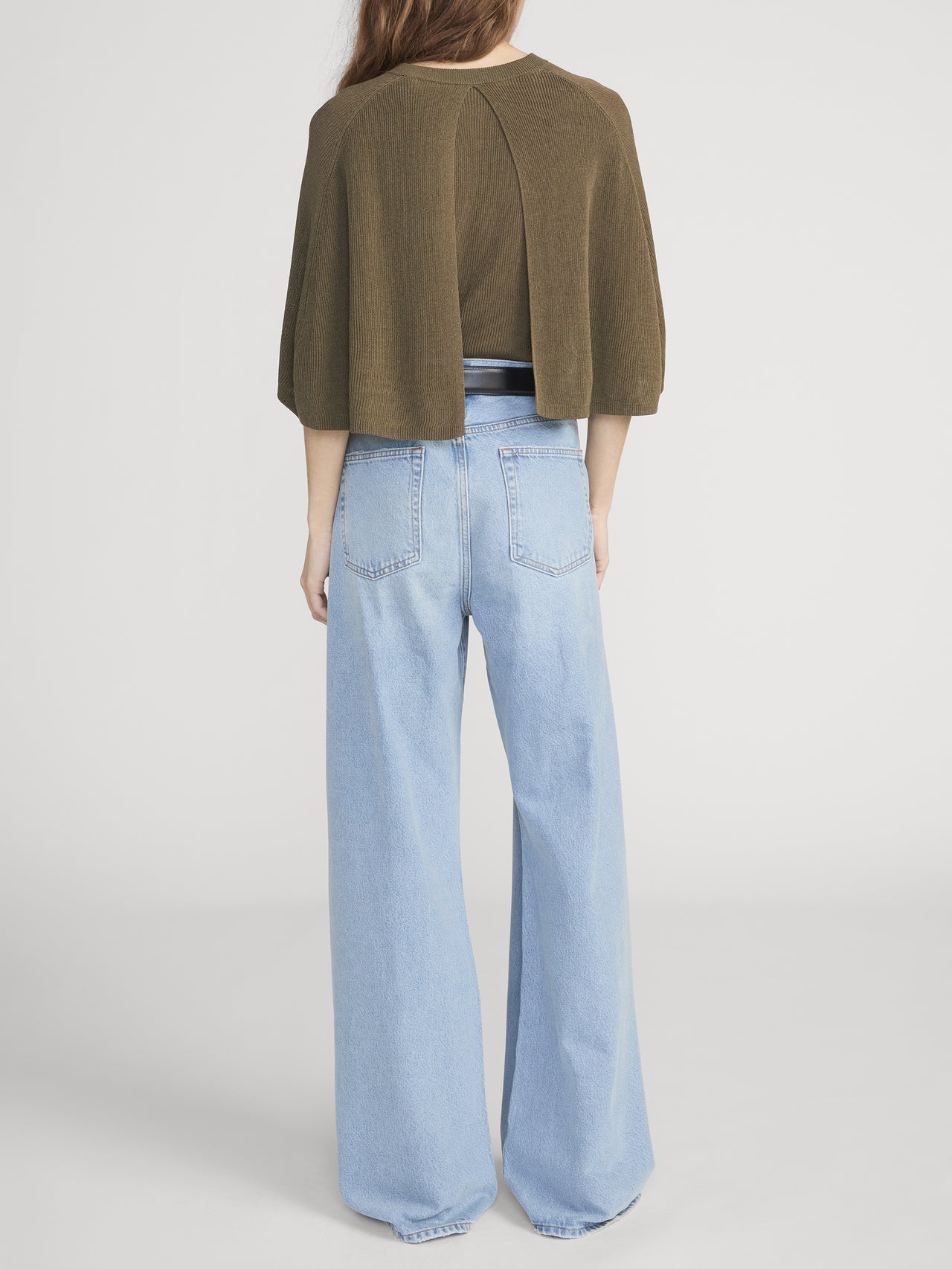 Sweater On Model Back